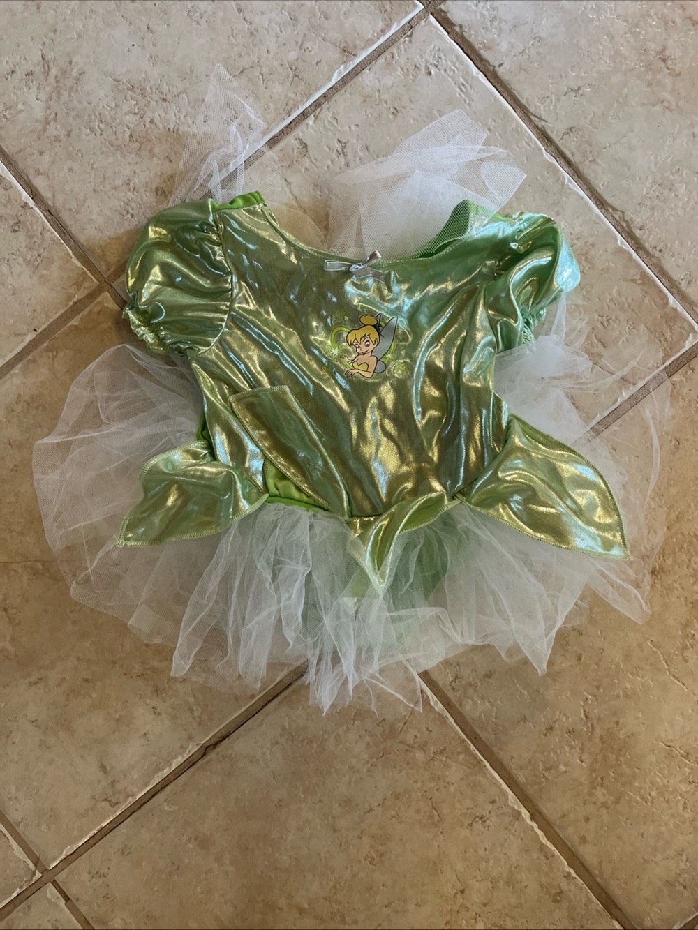 costume halloween Vintage 90s Disney brand Tinkerbell size 1-2 year